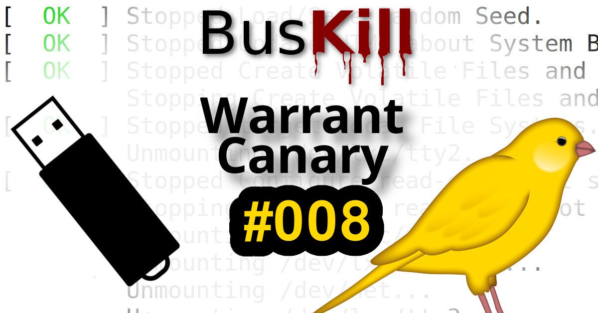 BusKill Canary #008